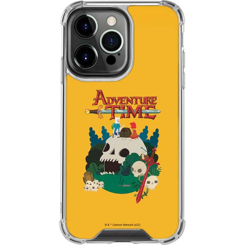 Adult Swim Adventure Time Cave Of Skulls iPhone 16 Pro Clear Case